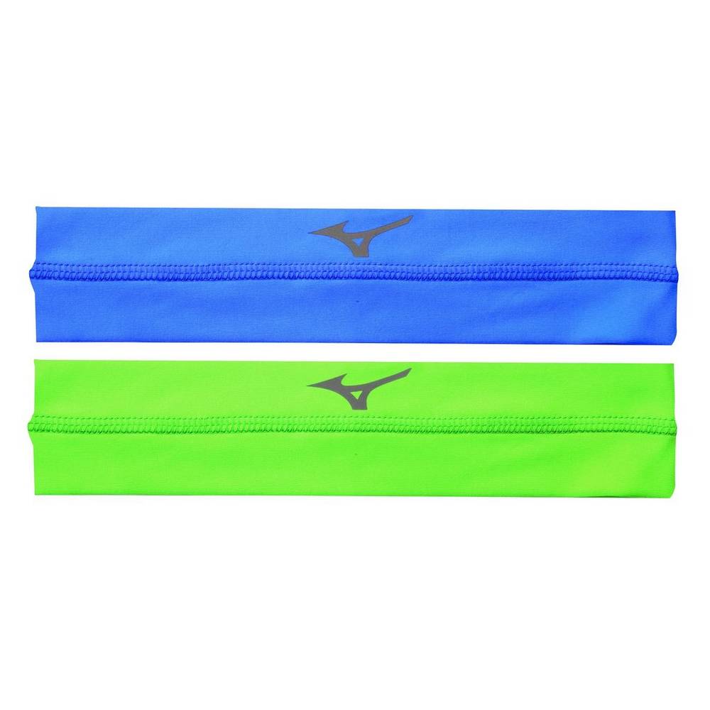 Fascia per capelli Mizuno Pallavolo Viktory Uomo - Blu/Verdi - 30624-IKPS